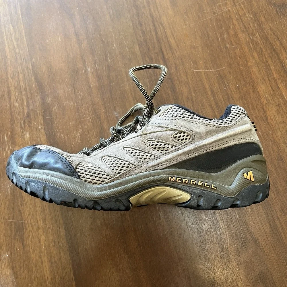 Merrell Mesa Ventilator Men's 9 Performance Footwear Boots Leather Walnut